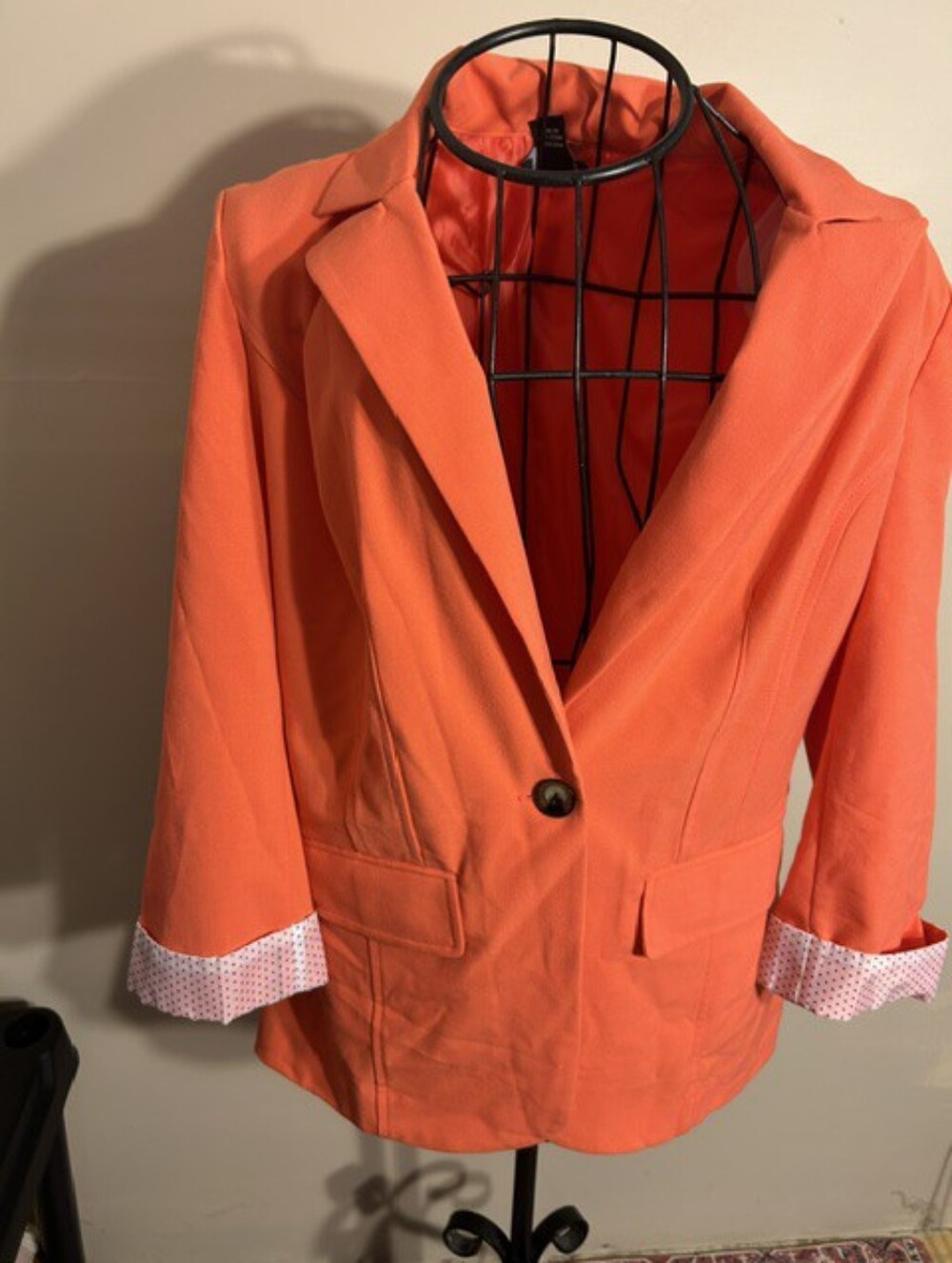 size extra large jacket coat womens career wear cloth pink xl blazer